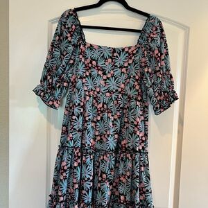 Floral Puff Sleeve Dress